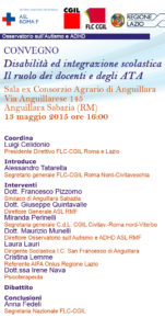 Locandina Convegno Anguillara CGIL