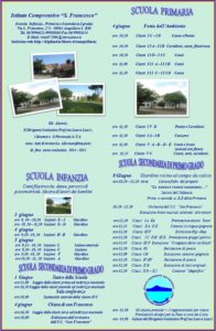 Locandina Manifestazioni di fine a.s. 2014.15