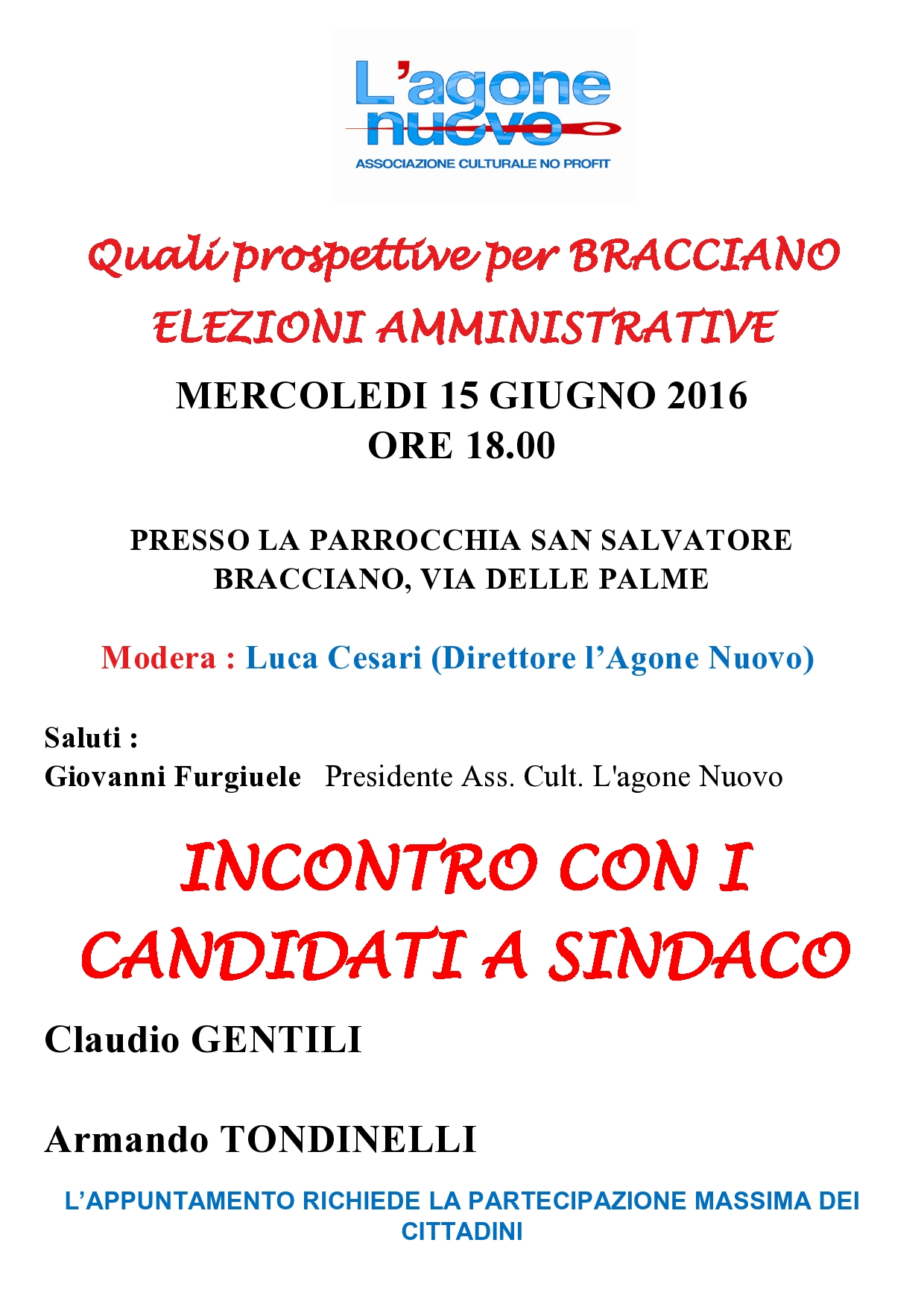 locandina iniziativa lagone 15 Giugno 2016 Elezioni bracciano-page0001