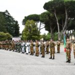 17. reparti schierati durante la cerimonia