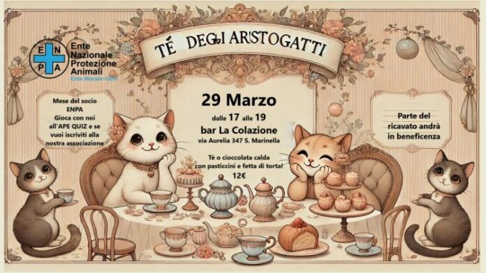 Locandina tè Aristogatti