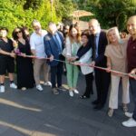 foto inaugurazione, taglio del nastro, anfiteatro dei Soldati Anguillara