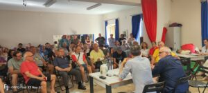 Aula piena per l'incontro con il sindaco Crocicchi