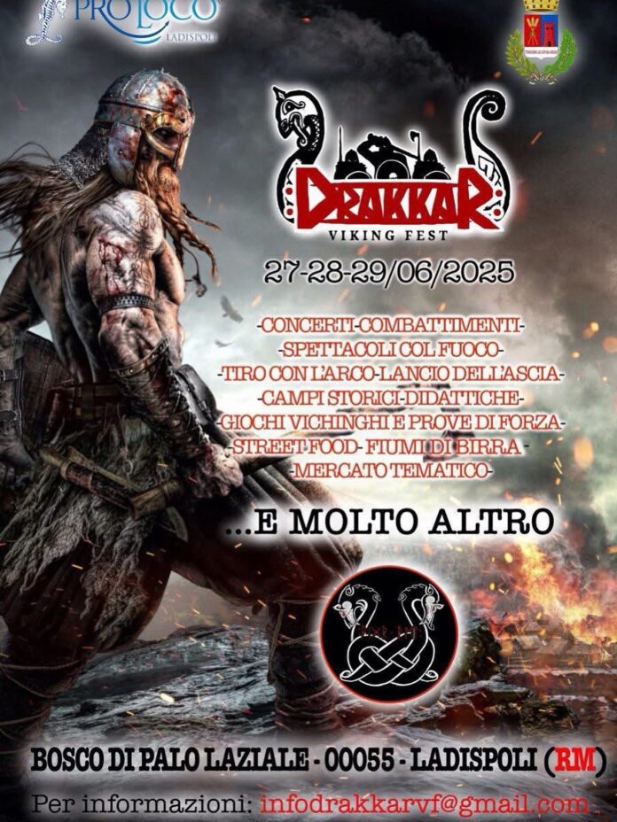 arrivano i vichinghi al bosco di Palo