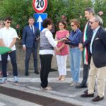 Tricolore donato dai Lions all'ospedale di Bracciano
