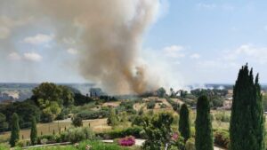 l'incendio di Vlalcanneto