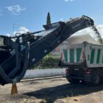 lavori di rifacimento del manto stradale a Cerveteri