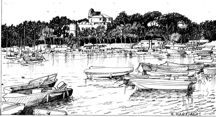 disegno del castello Odescalchi di Santa Marinella