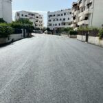 lavori di rifacimento del manto stradale a Cerveteri