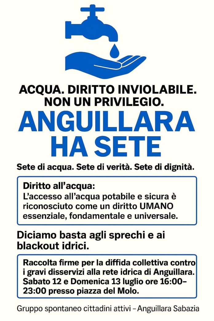 Crisi idrica ad Anguillara