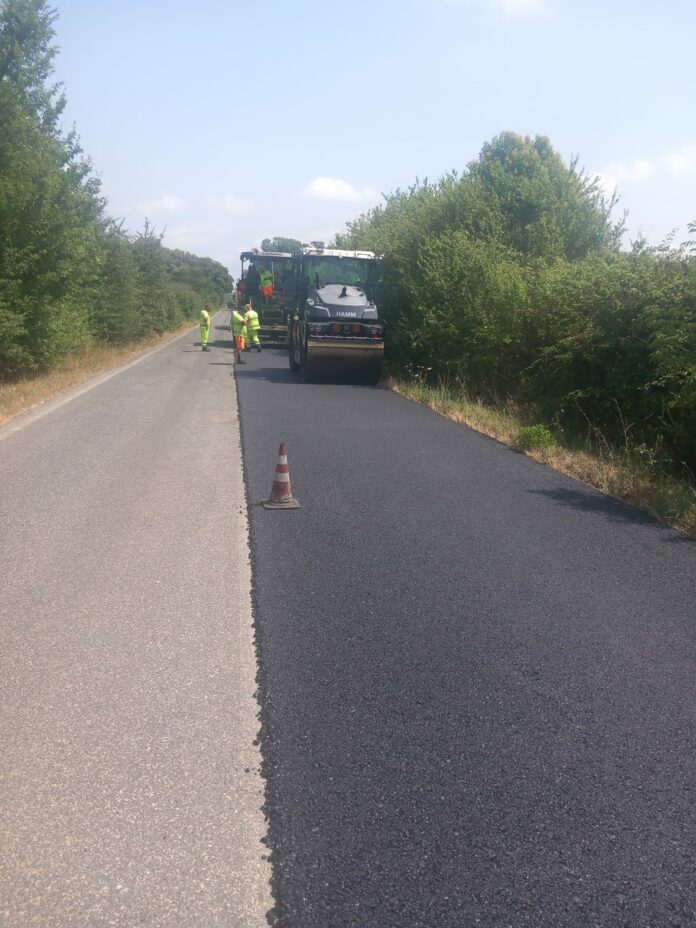 Sasso - Manziana, rifacimento manto stradale