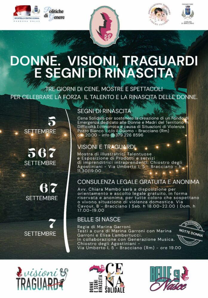 donne, visioni, traguardi e segni di rinascita