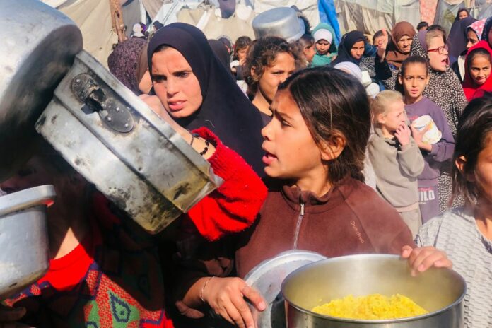 una drammatica immagine da Gaza