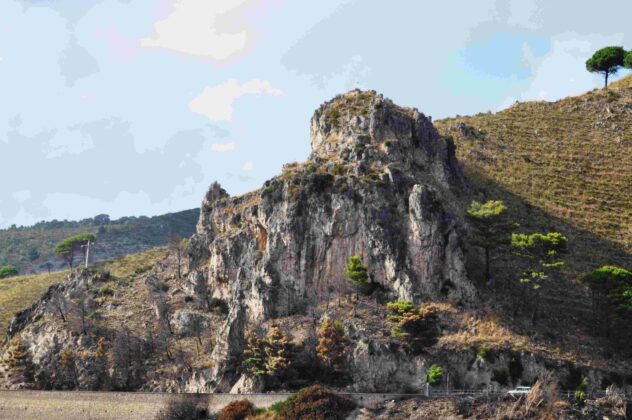 affioramento calcareo