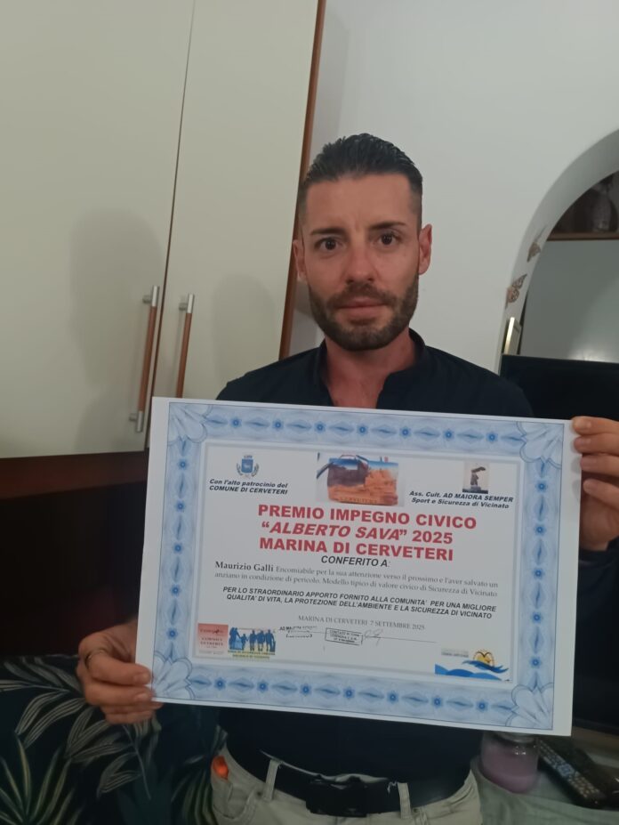 Tra i premiati Maurizio Galli per la sua azione civica