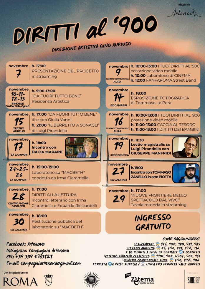 Proposta teatrale Comune di Roma