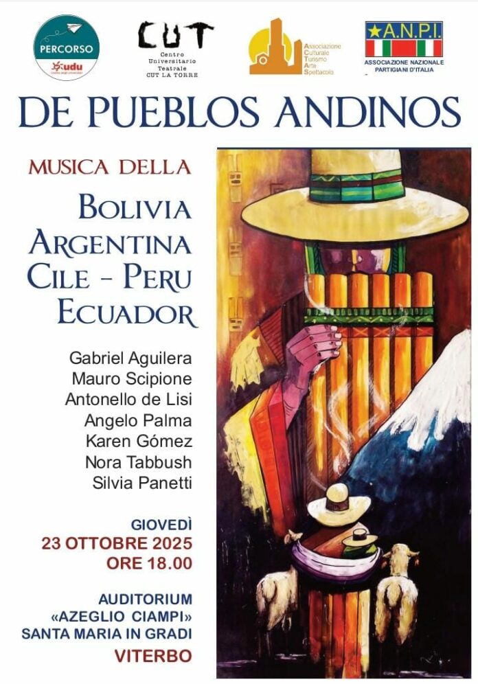 Concerto di musica andina a Viterbo