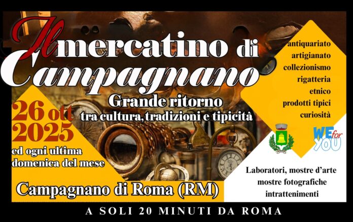 tradizionale mercatino a Campagnano