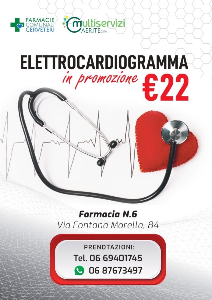 elettrocardiogramma alla farmacia 6 di Cerveteri