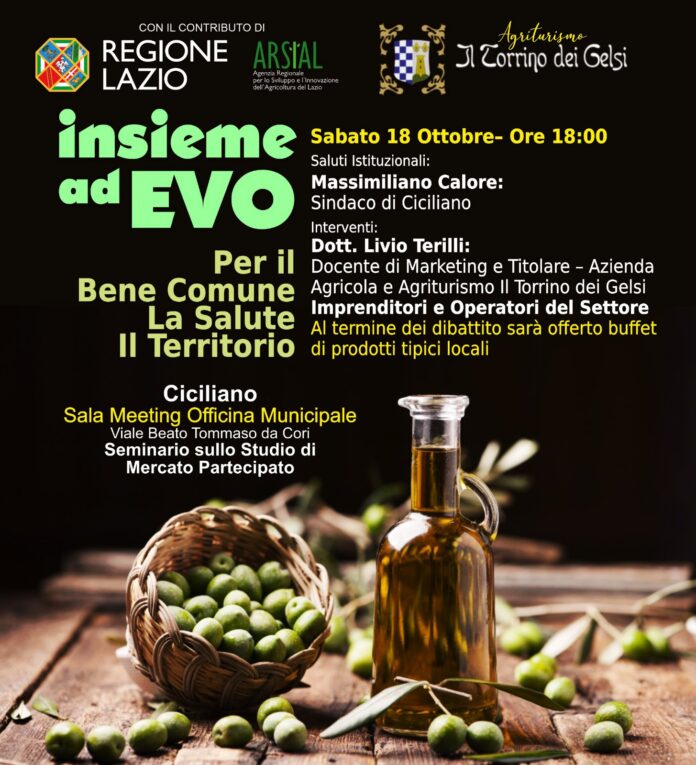 iniziativa oleoturistica a Ciciliano