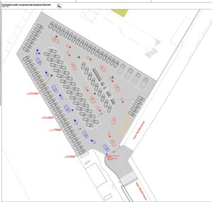 progetto di un parcheggio a Campo di Mare