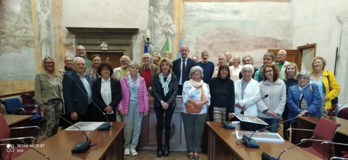 Anguillara gemellata con la città di Xanten