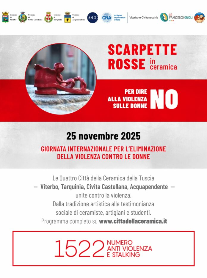 Scarpette rosse organizzato dal CNA Civitavecchia