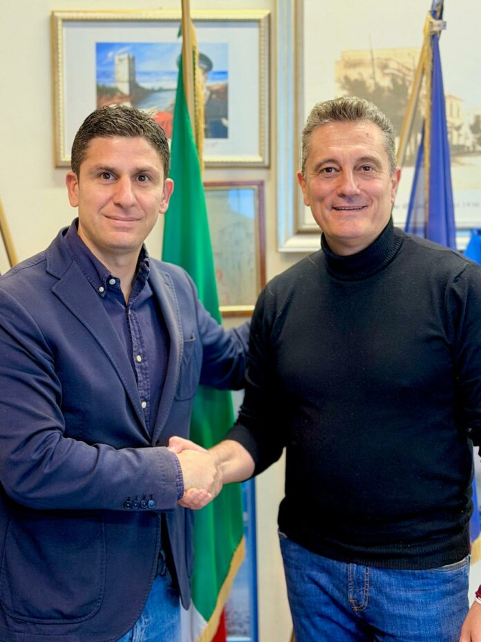 Il sindaco Grando e il neo consigliere Trani