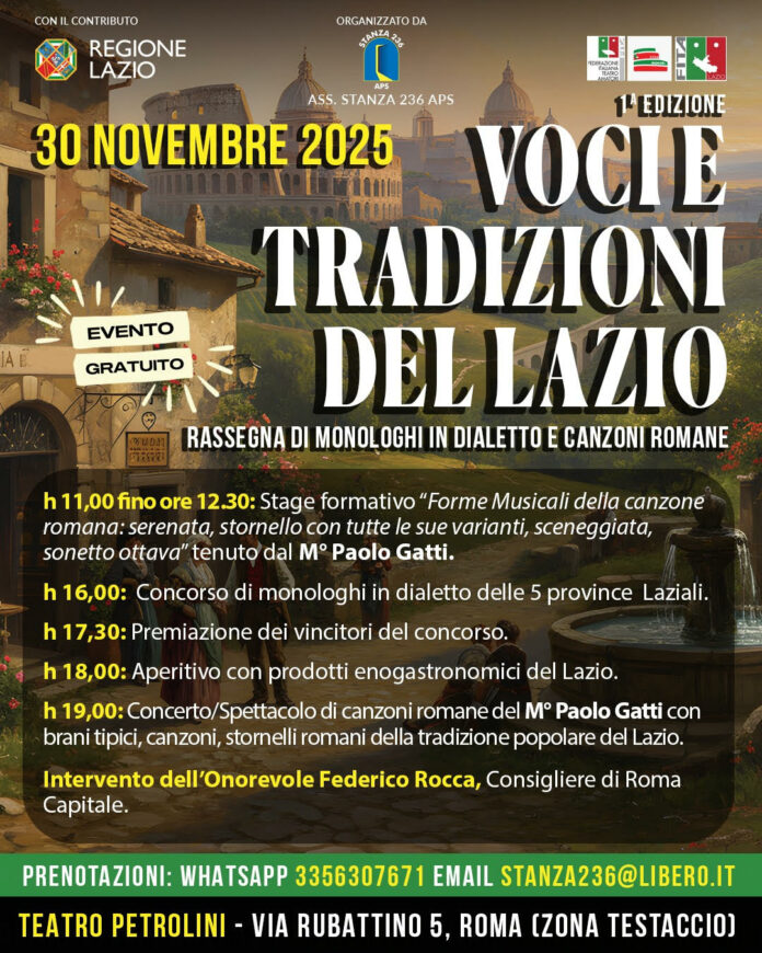 voci e tradizioni del Lazio