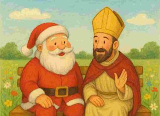 Babbo Natale e Sant'Agostino