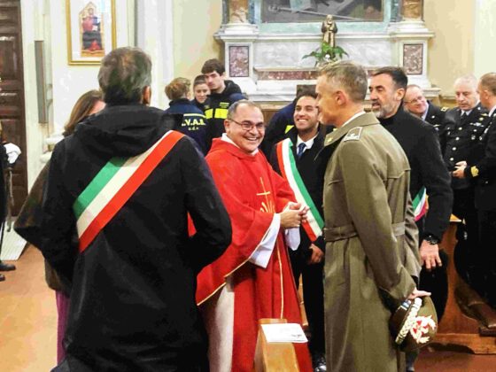 Celebrazione liturgica per Santa Barbara a Santa Maria Novella in Bracciano