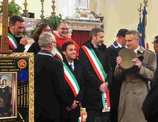 Celebrazione liturgica per Santa Barbara a Santa Maria Novella in Bracciano