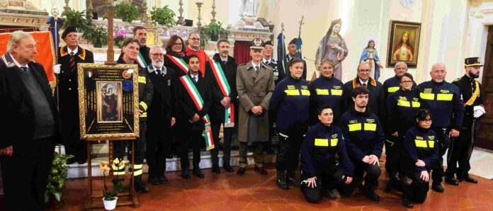 Celebrazione liturgica per Santa Barbara a Santa Maria Novella in Bracciano