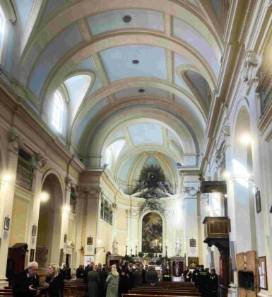 Celebrazione liturgica per Santa Barbara a Santa Maria Novella in Bracciano