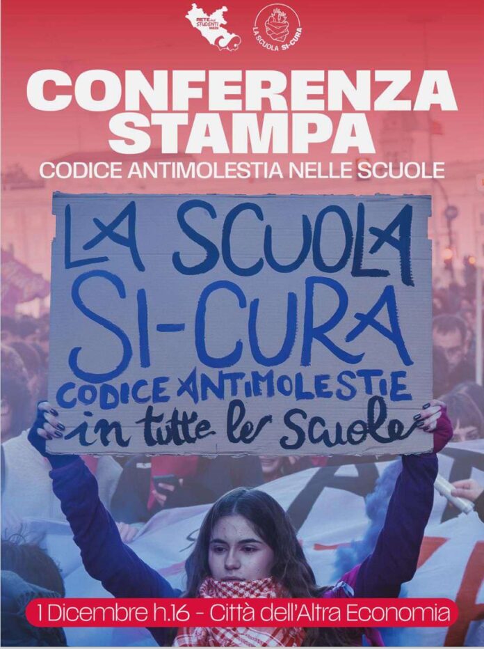 Conferenza stampa a scuola Si Cura