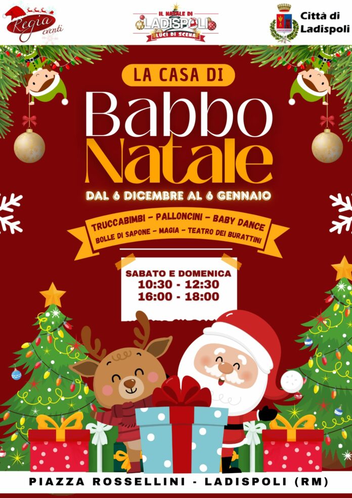 babbo natale a Ladispoli