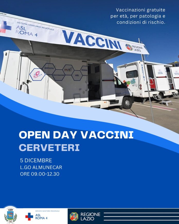 open day vaccinale a Cerveteri