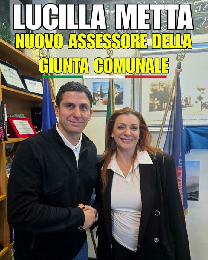 Il sindaco Grando e l'Assessora Metta