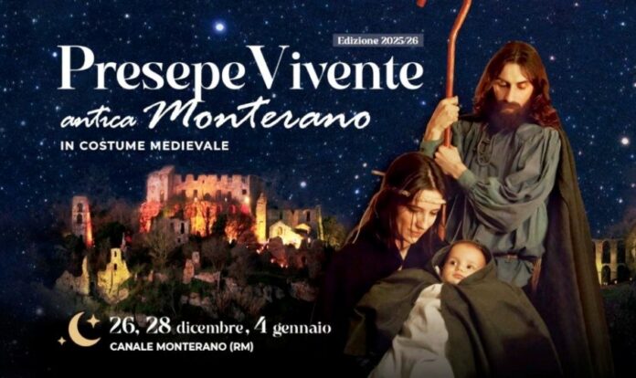 il presepe vivente nell'antica Monterano