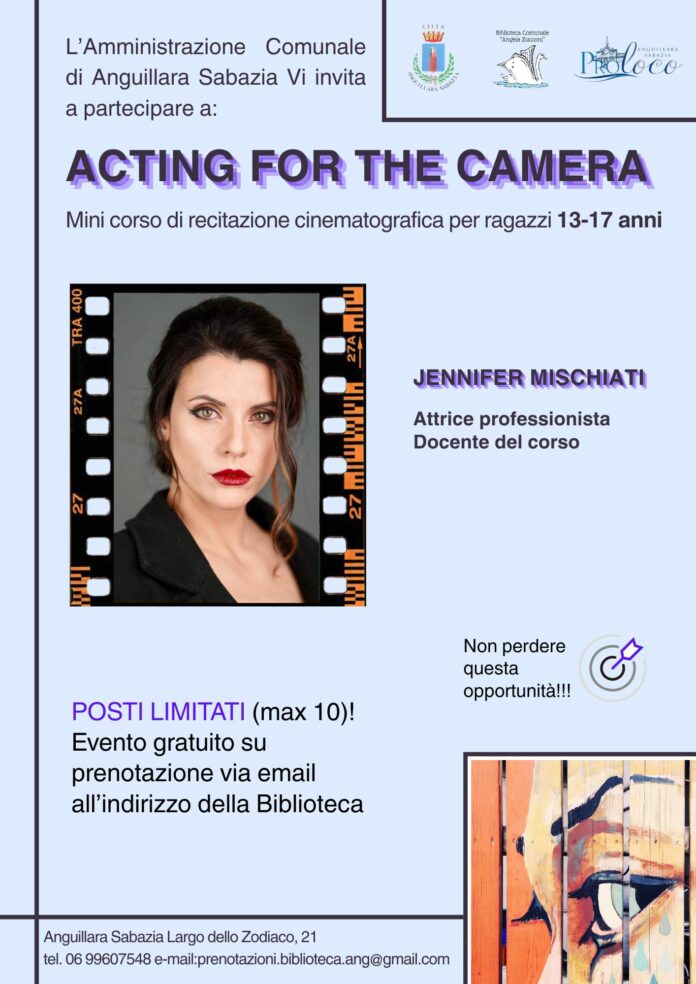 Mini corso di recitazione alla biblioteca di Anguillara