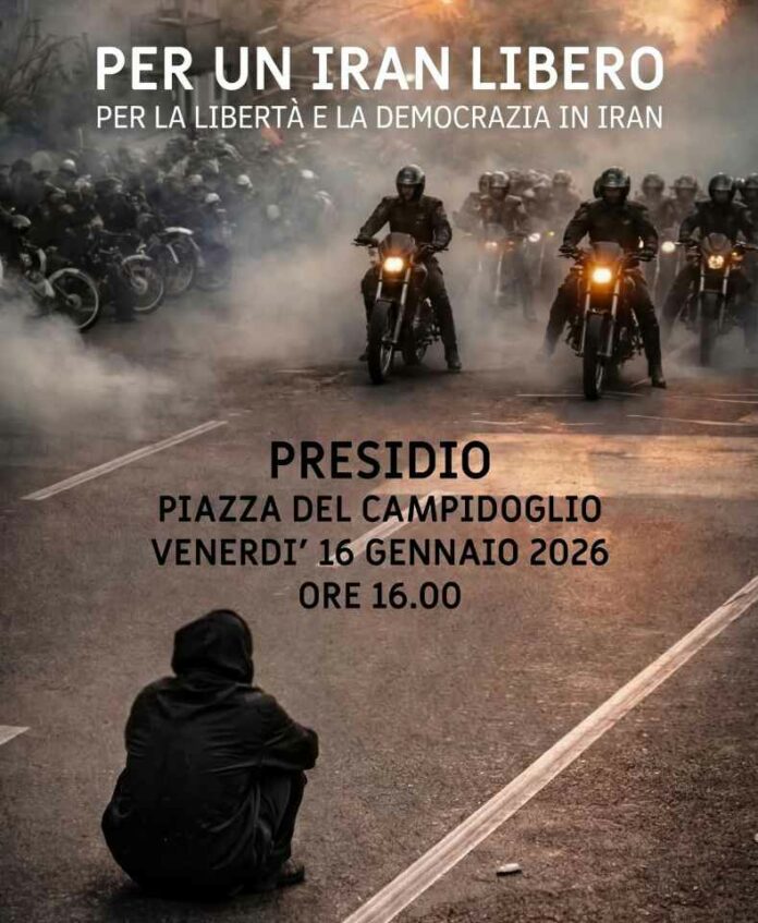 Manifestazione a Roma pro Iran