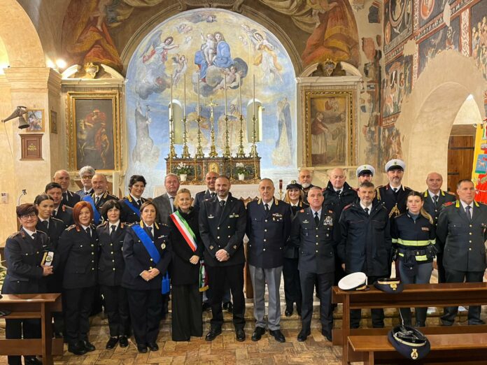 celebrazione di San Sebastiano, patrono della polizia locale di Cerveteri