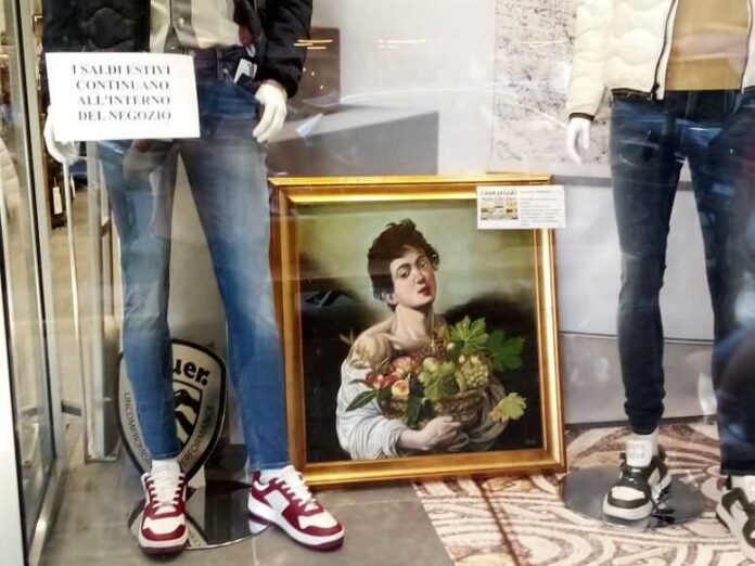 Caravaggio in vetrina a Ladispoli