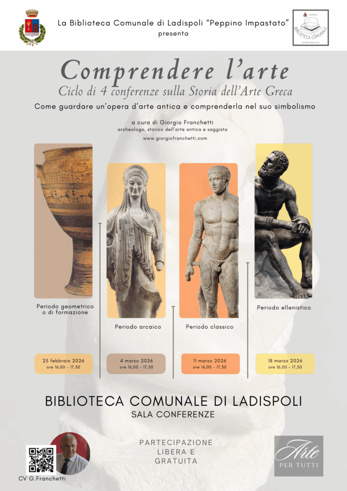 Conferenze sulla storia greca alla biblioteca di Ladispoli