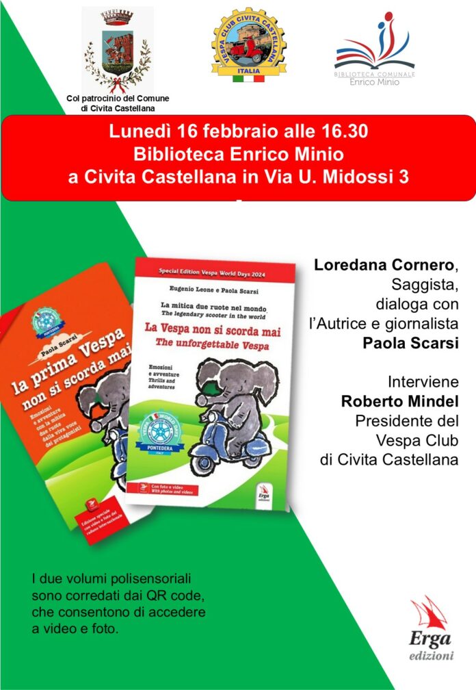 Presentazione libri sulla Vespa di Paola Scarsi