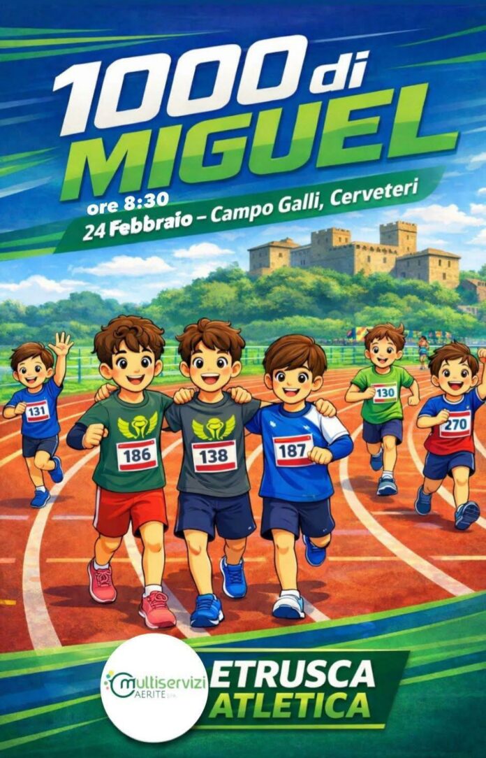 La corsa i Mille di Miguel a Cerveteri