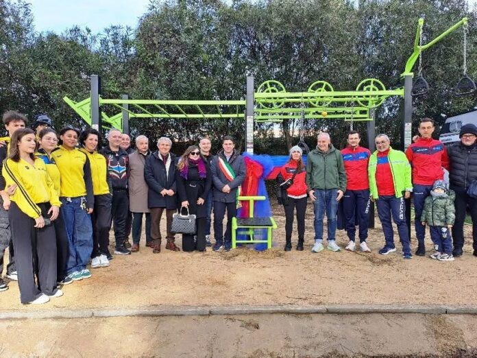 inaugurata area fitness a Ladispoli