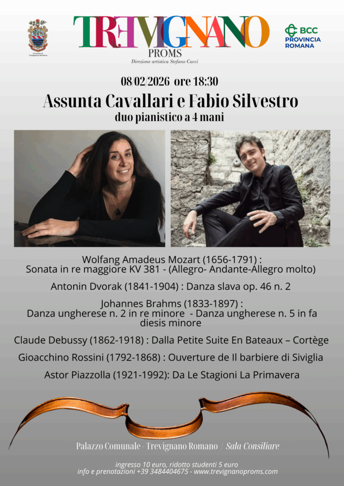 Trevignano Proms concerto a quattro mani