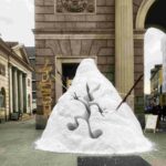 Un supporter di "Milano Cortina" 2026