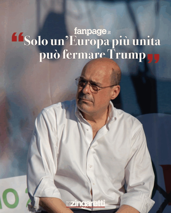 Nicola Zingaretti a proposito dell'Europa